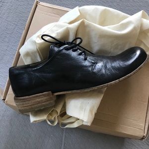 Officine Creative amazing black leather shoes.